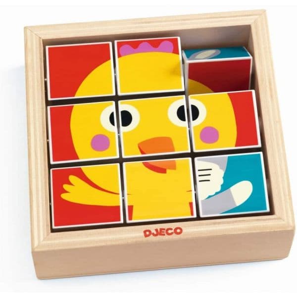 Djeco Blocos De Madeira Tournifarm Dj01954