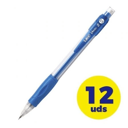 CAJA DE PORTAMINAS BIC VELOCITY HB 0.5MM 12 UNIDADES COLORES VARI