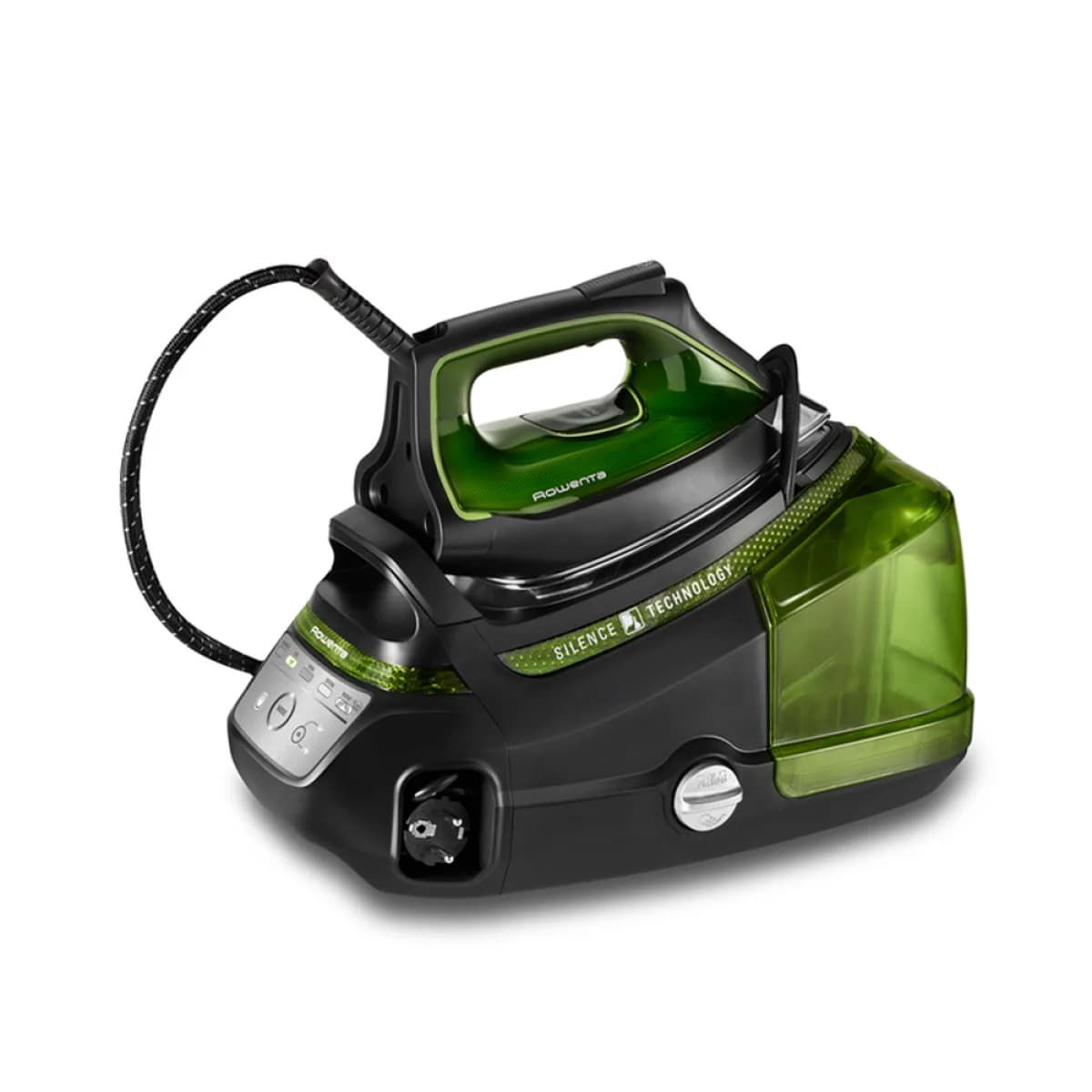 Ferro Rowenta Vapor Caldeira Silence Steam Pro DG9246 Black/Green