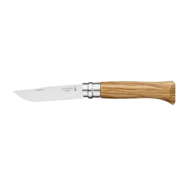 Opinel Canivete N- 8 Inox VRI Olive - Cabo de Oliveira