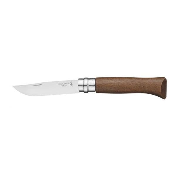 Opinel Canivete N- 8 Inox VRI Walnut - Cabo de Nogueira
