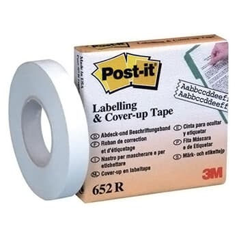 3M Post-it 652R etiqueta autocolante Branco