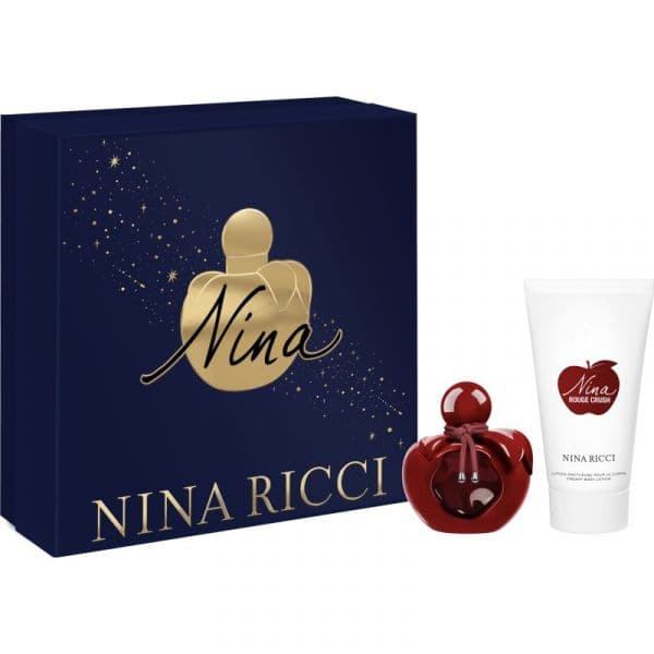 Nina Ricci Nina Rouge Crush Eau de Parfum 50ml + Body Lotion 75ml Coffret