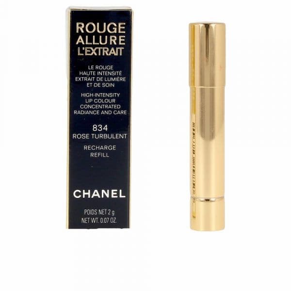 Chanel Rouge Allure L´Extrait Batom Tom 834 Rose Turbulent 3,5g Recarga