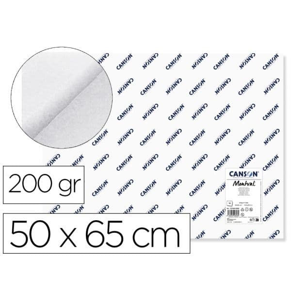 Canson Papel Aguarela Montval 500x650 mm 200g