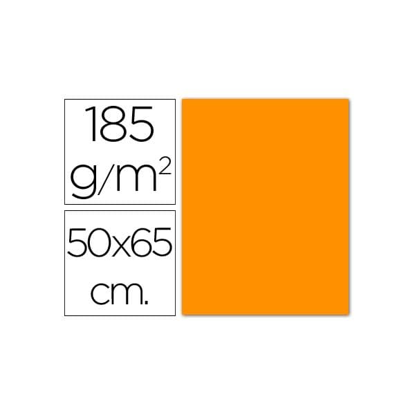 Guarro Cartolina 50X65 185G Laranja 25 Un. - 649935