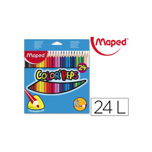 Maped Lápis de Cor Color Peps 24 un.