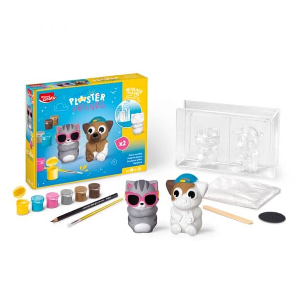 Maped Kit Gesso Friends Cão e Gato