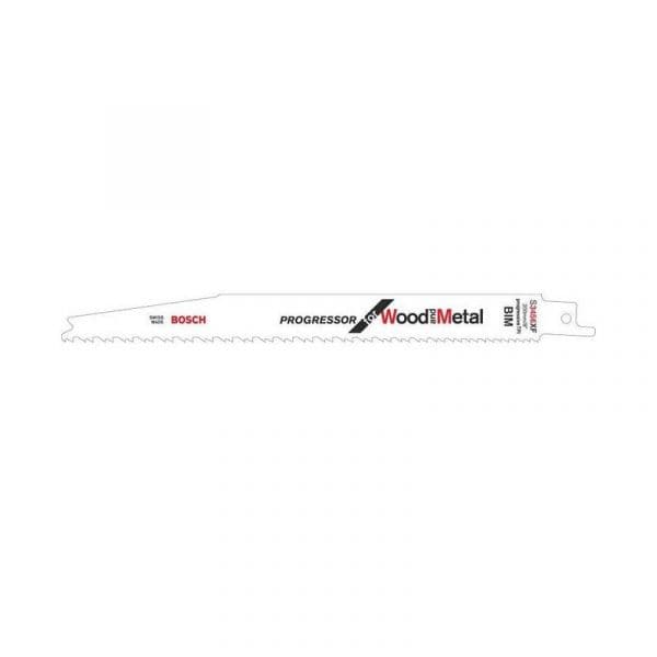Bosch Conjunto Professional S 3456 Xf Progressor Wood e Metal Blade Corte de Serra 5 Unidades Transparente