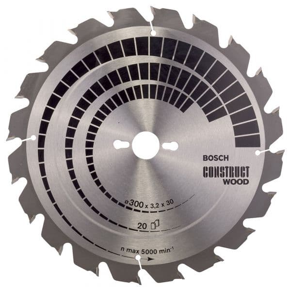 Bosch Professional Cw Wo T 300x30-20d Circular Saw Blade Prateado