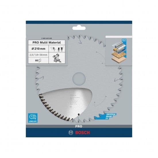Disco PRO Multi Material, 210 x 2,5 x 30 mm refª 2608640445 BOSCH
