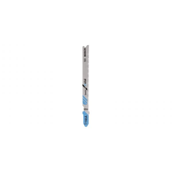 Bosch Lâminas de Serra Vertical T 118 A HSS para Metal 92mm