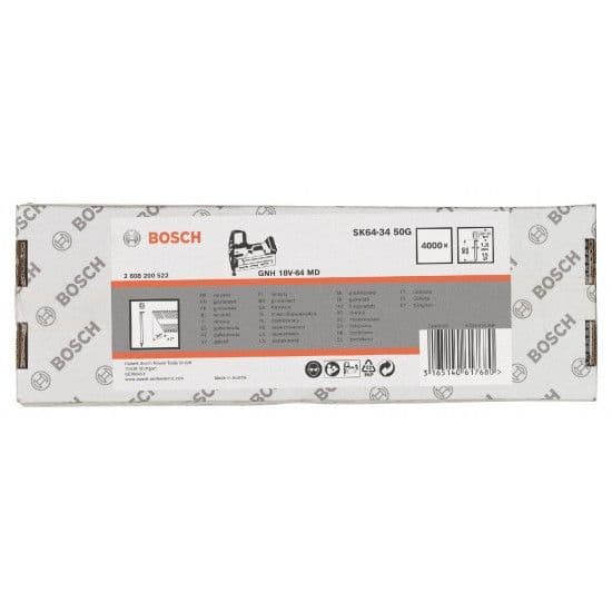 Prego de acabamento DA, SK64-34 50G refª 2608200522 BOSCH