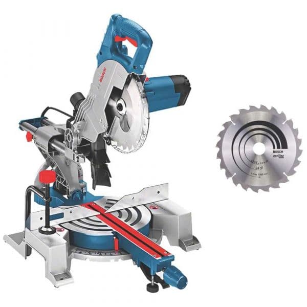 Bosch Serra de Esquadria Telescópica GCM 80 SJ 2 Discos Optiline Wood 216MM