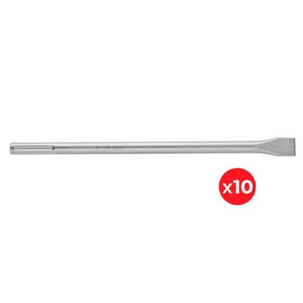 Bosch Cinzel Professional Sds-max 400 Mm Chisel 10 Unidades Prateado
