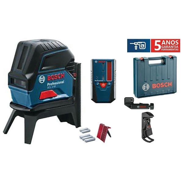 Bosch Nível Laser Luz Vermelha Gcl 2-50 + Lr6 Professional - BS0601066F01
