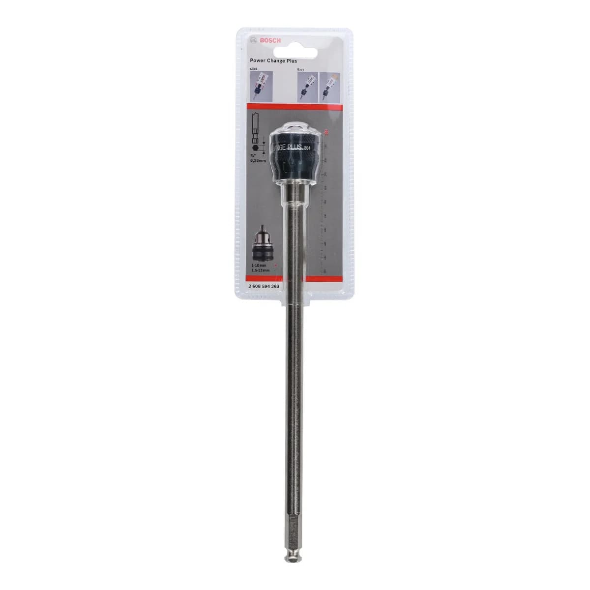 Bosch Barra de Extensão Power Change Plus 300mm (12") para Mandril PC Plus 7/16" (11mm)