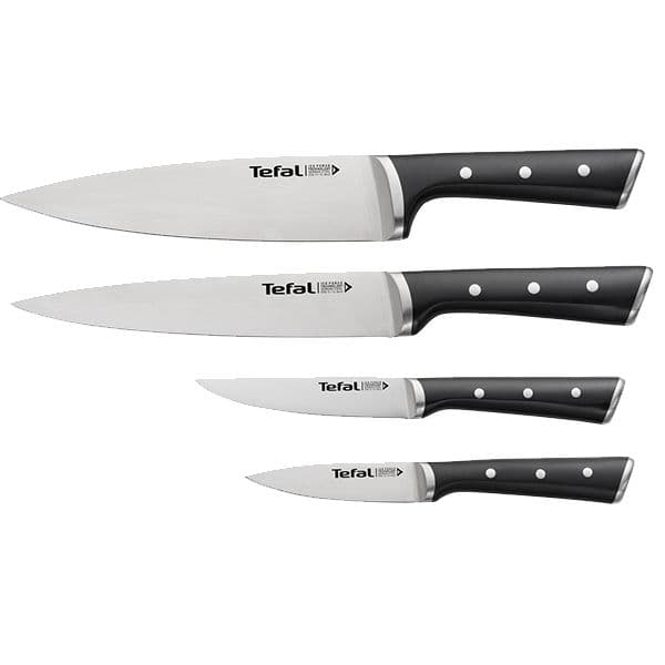 Tefal Conjunto 4 Facas Santoku Ice Force - K2324S74