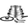 Conjunto Tefal L8979804 | 3 Frig+Caç, Indução, Inox