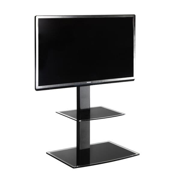 Erard Suporte com Coluna Fixa e uma Prateleira para Ecrãs de 19" - 32" Studio 600