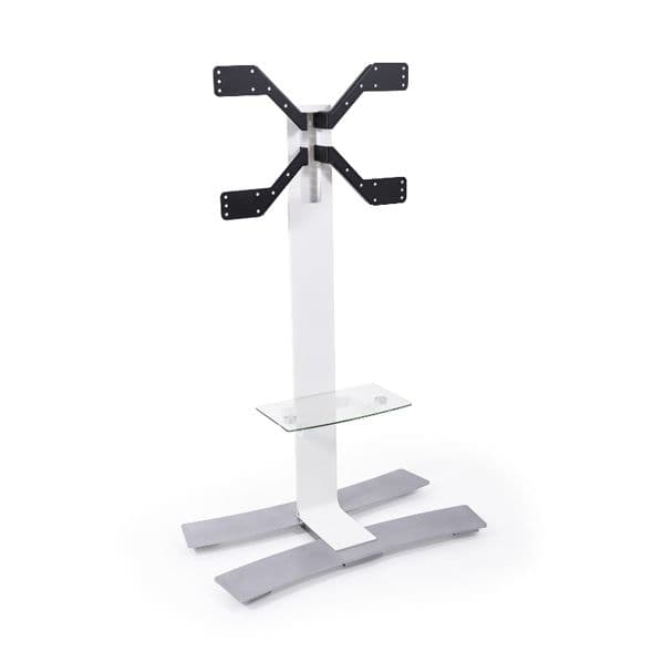 Erard Suporte de Chão com Rodas e Prateleira para Tv de 40"-85" Will 1400XL White