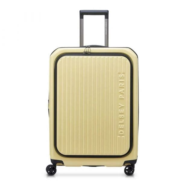 Delsey Mala Com Rodinhas Securitime F/o 65 Cm Expandable 80l Pale Yellow L
