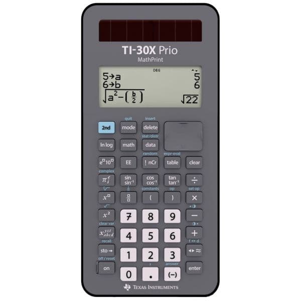 Calculadora Texas Instruments Científica TI-30 X Prio MathPrint Preta