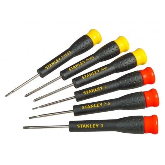 Stanley Jogo 6 Chaves de Fenda Fixos ref.STHT0-62632
