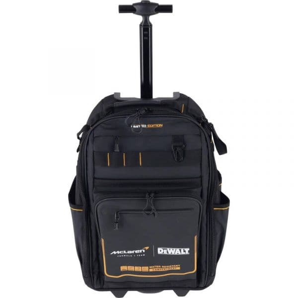 DeWALT Mochila PRO DWST60101-9 c/Rodas McLaren Edição Limitada IP54 Preto