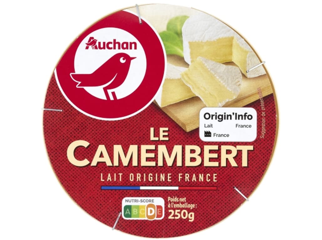 QUEIJO CAMEMBERT AUCHAN 250G