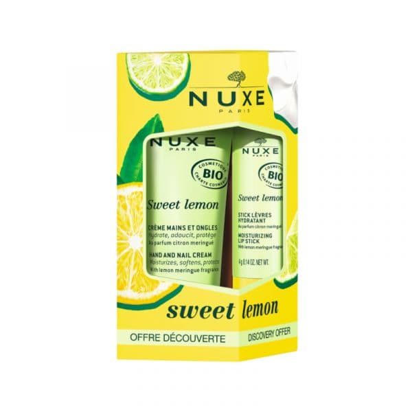 Nuxe Sweet Lemon Stick Labial + Creme Mãos 4g+ 30ml