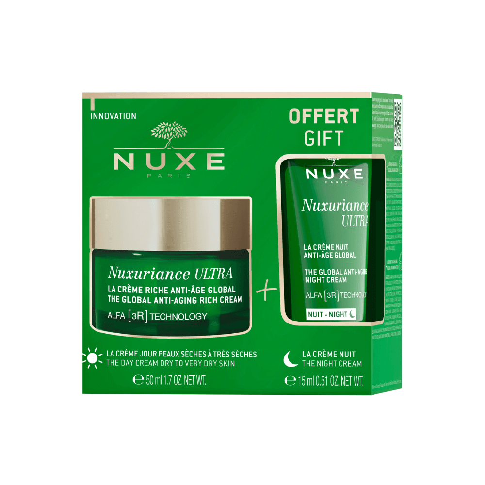 Nuxe Nuxuriance Ultra Creme Rico Antienvelhecimento Global 50ml + Creme Noite 15ml Coffret