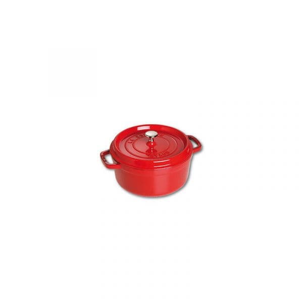 Staub Tacho Ferro Fundido Cocotte Redonda 24cm Vermelho