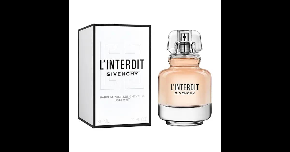 Perfume Givenchy L'Interdit Hair Mist para o cabelo