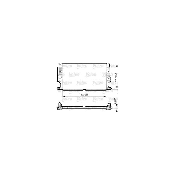 VALEO - 735188 - Radiador, arrefecimento do motor - 3276427351880