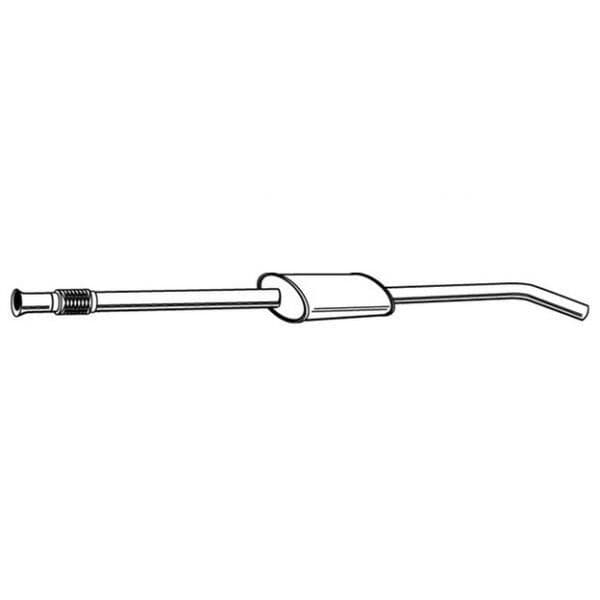 Walker 21160 - Panela de escape central - 3277490211606