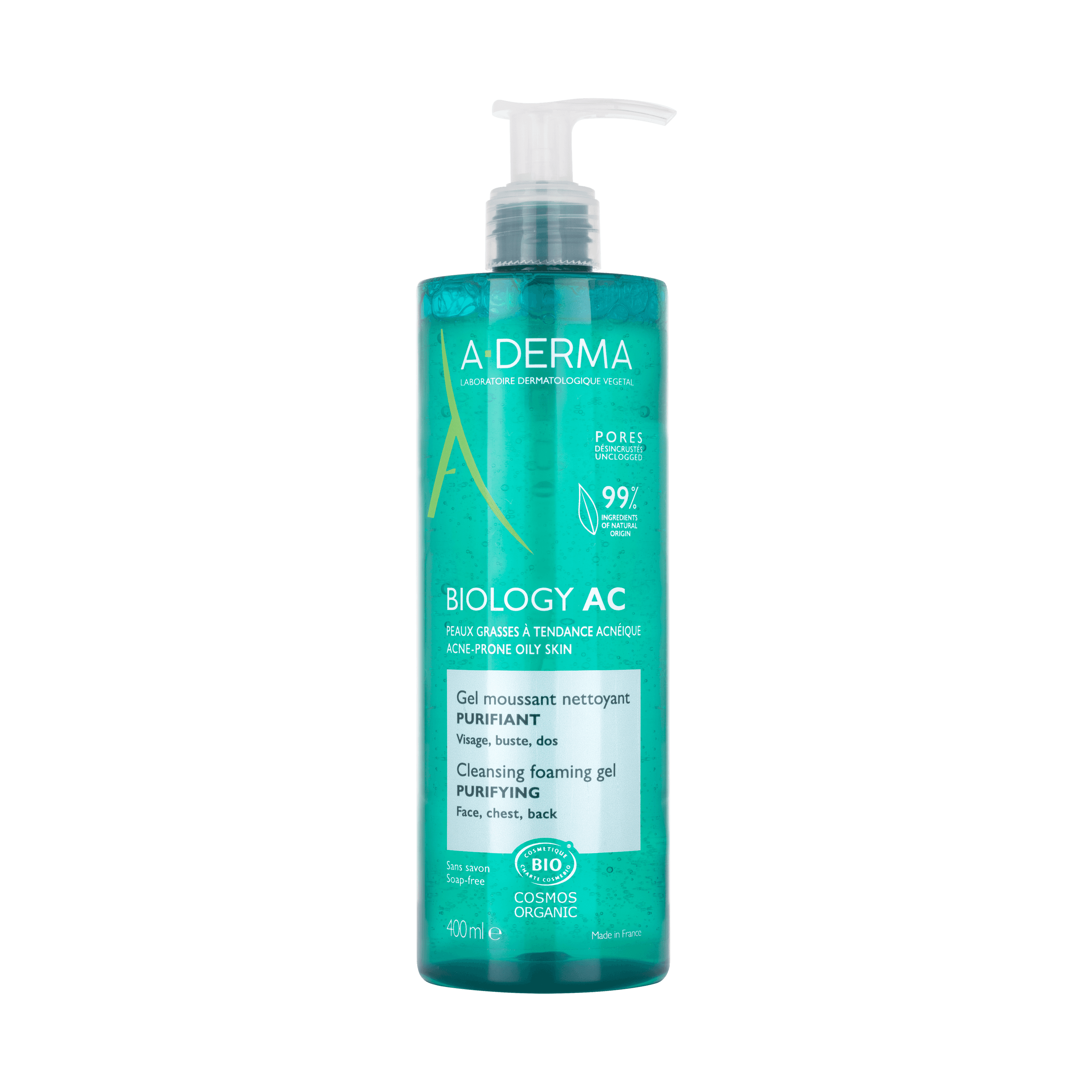 A-Derma Biology AC Gel de Limpeza Purificante 400ml
