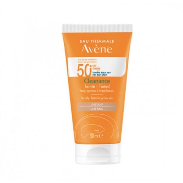 Protetor Solar Avène Sun Cleanance Tinted Sunscreen SPF50+ 50ml