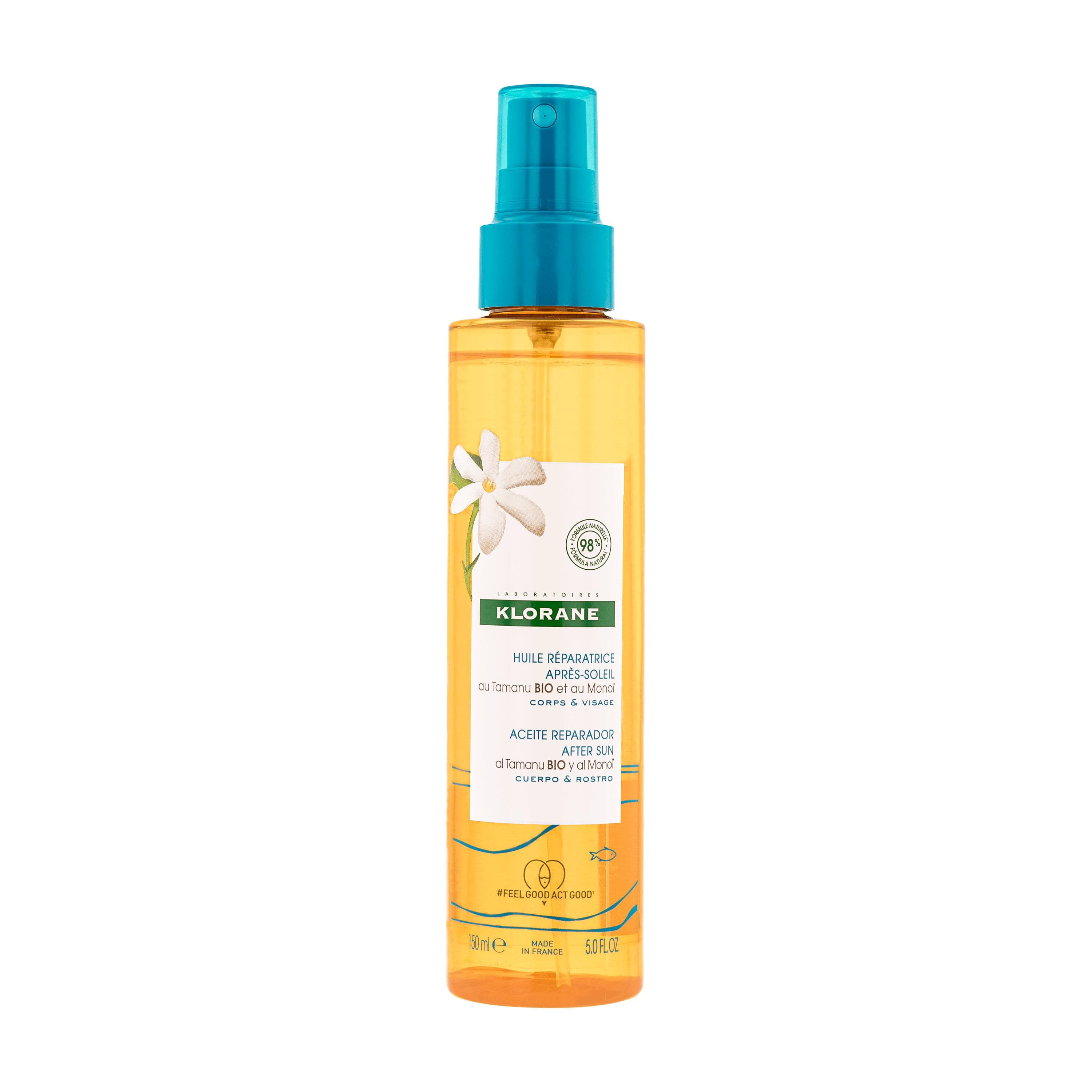 After Sun Klorane Polysianes Óleo Reparador Pós-Solar 150ml
