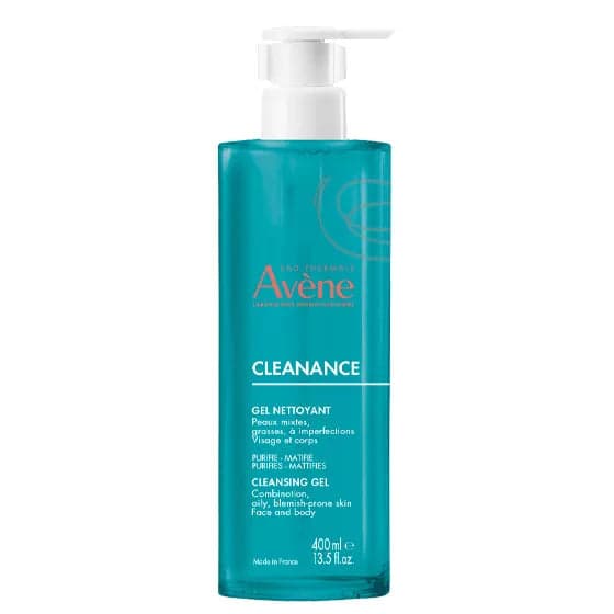 Avène Cleanance Gel de Limpeza 400mL – Limpeza Purificante