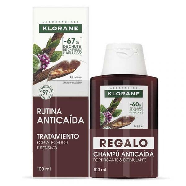 Klorane Tratamento Antiqueda 100ml + Shampoo 100ml Pack