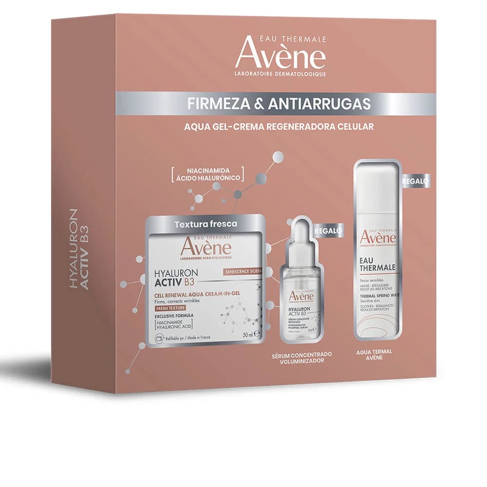 Kit Gel-Creme Ativo de Ácido Hialurônico B3 + Água Termal + Sérum HAB3