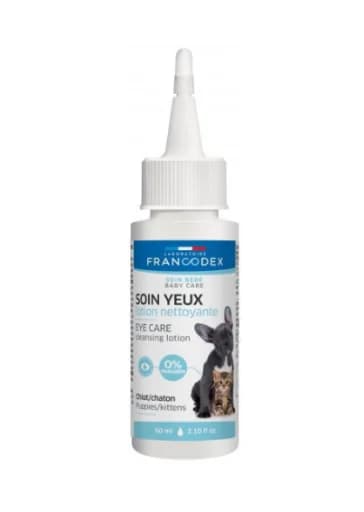 Francodex Solução para Limpeza de Olhos de Cachorros e Gatinhos