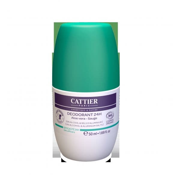 Cattier Desodorante 24h Aloe-vera e Sálvia 50ml