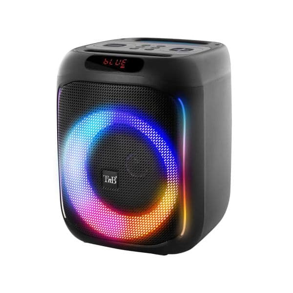 Tnb CUBE BLASTER Coluna Bluetooth 40W RGB Karaoke Black