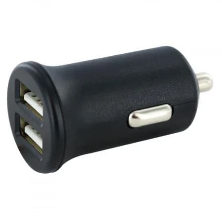 Mooov Carregador de Carro 2 usb 2.4 a Preto