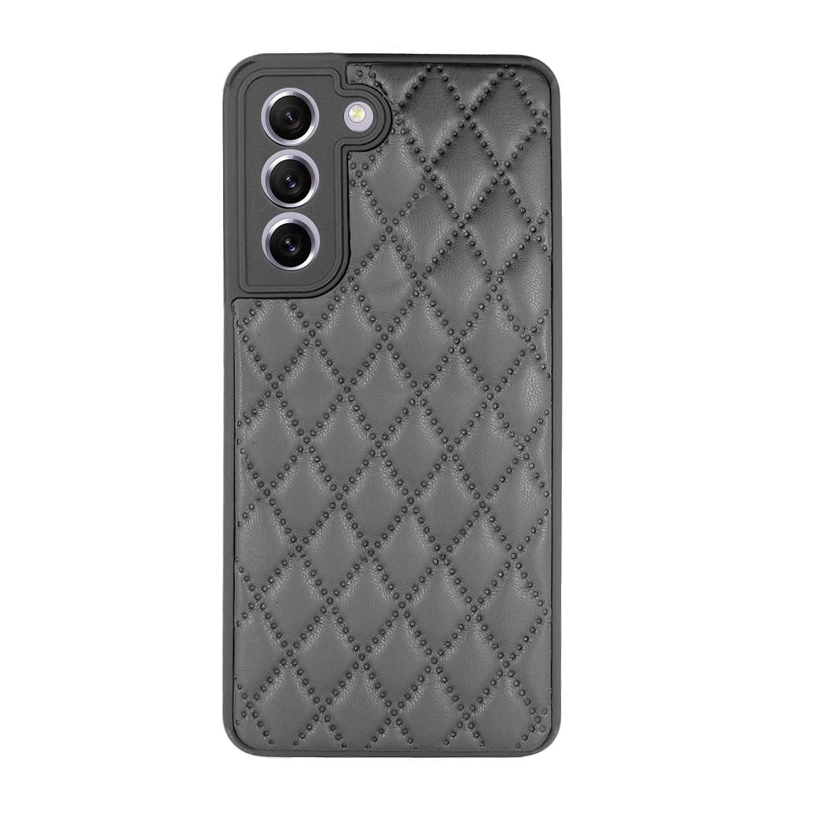 Capa Pele Acolchoada Samsung Galaxy S21 FE Preto - 27694398