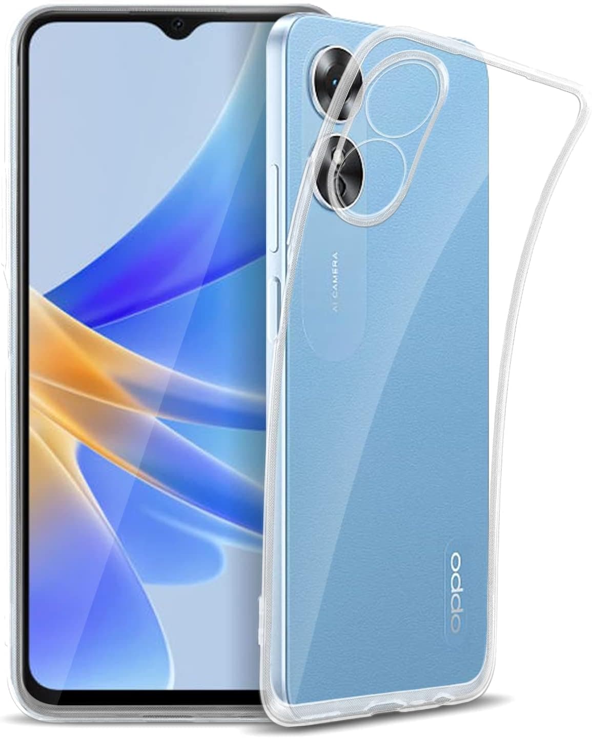 Capa Silicone Transparente Oppo A98