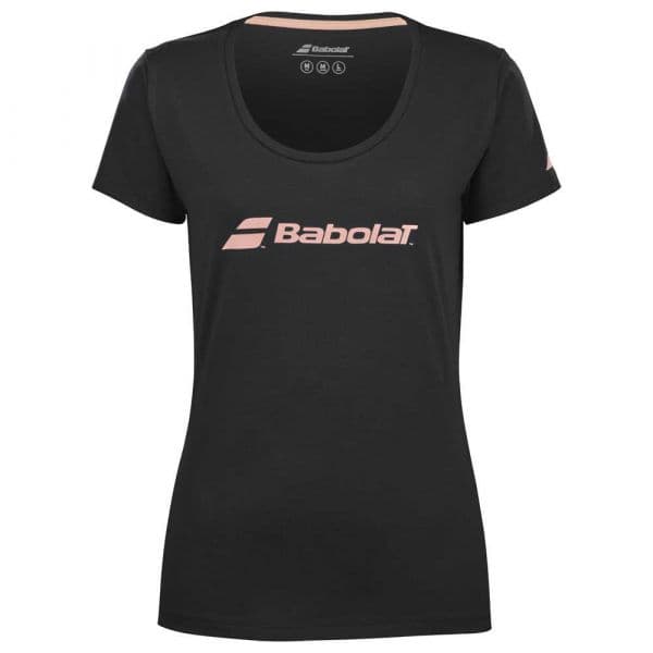 Babolat Exercise Short Sleeve T-shirt Preto XO Mulher
