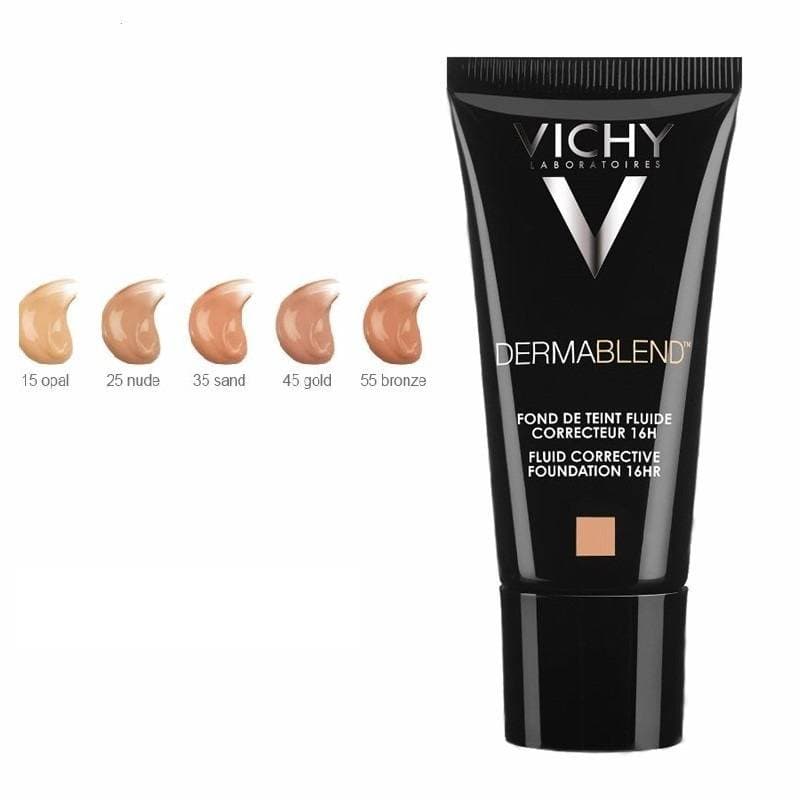 Vichy Dermablend Fluido Corretor Nº45 Gold 30ml